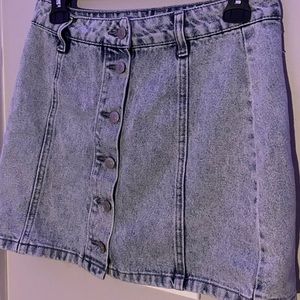 Forever 21 denim mini skirt